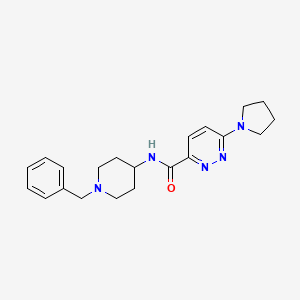 N-(1-benzylpiperidin-4-yl)-6-pyrrolidin-1-ylpyridazine-3-carboxamide