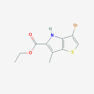 ethyl3-bromo-6-methyl-4H-thieno[3,2-b]pyrrole-5-carboxylate