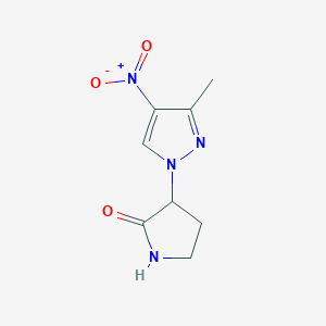 3-(3-Methyl-4-nitropyrazol-1-yl)pyrrolidin-2-one