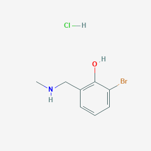 2-bromo-6-[(methylamino)methyl]phenolhydrochloride