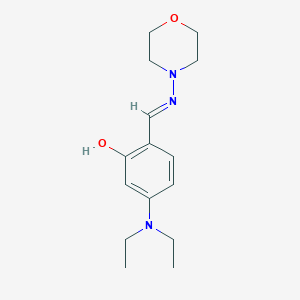 5-(diethylamino)-2-[(E)-morpholin-4-yliminomethyl]phenol