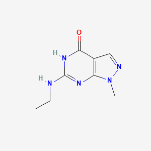 6-(ethylamino)-1-methyl-5H-pyrazolo[3,4-d]pyrimidin-4-one