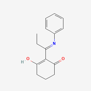 2-(1-Phenylamino-propylidene)-cyclohexane-1,3-dione