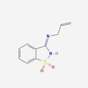 1,1-dioxo-N-prop-2-enyl-1,2-benzothiazol-3-imine