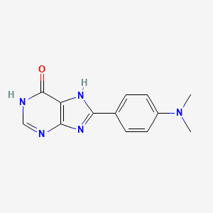 8-[4-(Dimethylamino)phenyl]-1,7-dihydropurin-6-one