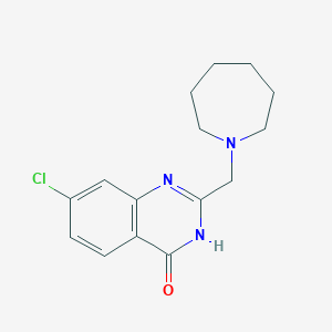 2-(azepan-1-ylmethyl)-7-chloro-3H-quinazolin-4-one