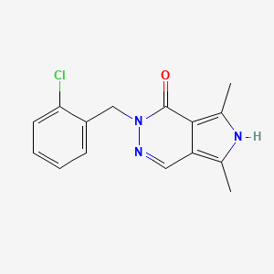 2-(2-chlorobenzyl)-5,7-dimethyl-2,6-dihydro-1H-pyrrolo[3,4-d]pyridazin-1-one