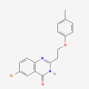 6-bromo-2-[2-(4-methylphenoxy)ethyl]-3H-quinazolin-4-one