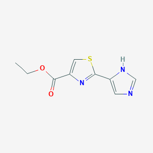 molecular formula C9H9N3O2S B7132360 MFCD32185697 