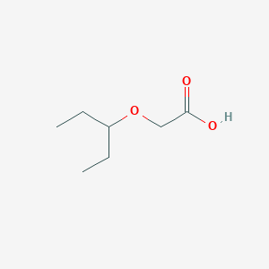 molecular formula C7H14O3 B071328 2-(戊-3-氧基)乙酸 CAS No. 189955-91-7