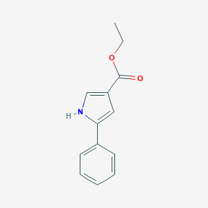 B071366 Ethyl 5-phenyl-1H-pyrrole-3-carboxylate CAS No. 161958-61-8