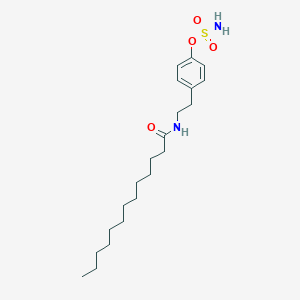 B071376 N-[2-(4-sulfamoyloxyphenyl)ethyl]tridecanamide CAS No. 183560-60-3