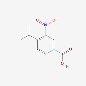molecular formula C10H11NO4 B071407 4-Isopropyl-3-nitrobenzoic acid CAS No. 174482-81-6