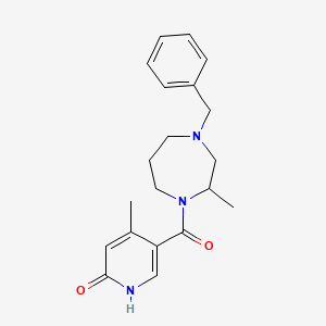 5-(4-benzyl-2-methyl-1,4-diazepane-1-carbonyl)-4-methyl-1H-pyridin-2-one