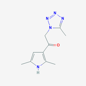 1-(2,5-dimethyl-1H-pyrrol-3-yl)-2-(5-methyltetrazol-1-yl)ethanone