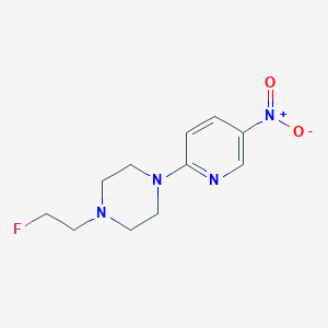 1-(2-Fluoroethyl)-4-(5-nitropyridin-2-yl)piperazine