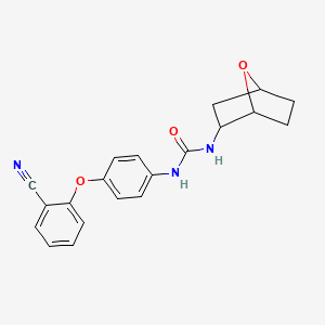 1-[4-(2-Cyanophenoxy)phenyl]-3-(7-oxabicyclo[2.2.1]heptan-2-yl)urea