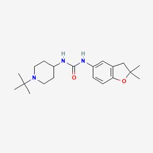 1-(1-tert-butylpiperidin-4-yl)-3-(2,2-dimethyl-3H-1-benzofuran-5-yl)urea