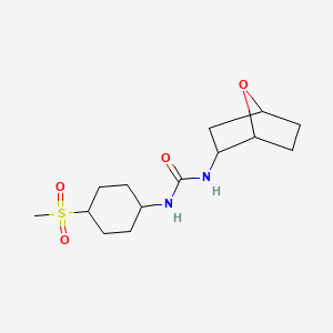 1-(4-Methylsulfonylcyclohexyl)-3-(7-oxabicyclo[2.2.1]heptan-2-yl)urea