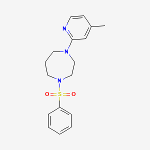 1-(Benzenesulfonyl)-4-(4-methylpyridin-2-yl)-1,4-diazepane