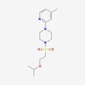 1-(4-Methylpyridin-2-yl)-4-(2-propan-2-yloxyethylsulfonyl)piperazine