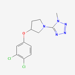 5-[3-(3,4-Dichlorophenoxy)pyrrolidin-1-yl]-1-methyltetrazole