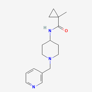 1-methyl-N-[1-(pyridin-3-ylmethyl)piperidin-4-yl]cyclopropane-1-carboxamide