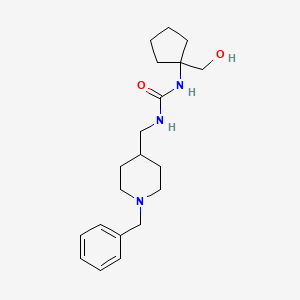 1-[(1-Benzylpiperidin-4-yl)methyl]-3-[1-(hydroxymethyl)cyclopentyl]urea