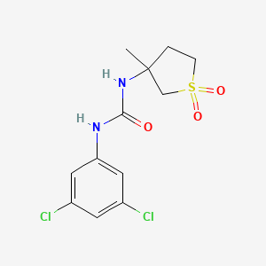 1-(3,5-Dichlorophenyl)-3-(3-methyl-1,1-dioxothiolan-3-yl)urea