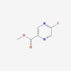 molecular formula C6H5FN2O2 B071490 Methyl 5-fluoropyrazine-2-carboxylate CAS No. 169335-35-7