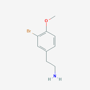molecular formula C9H12BrNO B071492 3-溴-4-甲氧基苯乙胺 CAS No. 159465-27-7