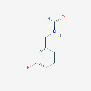 molecular formula C8H8FNO B071505 N-(3-fluorobenzyl)formamide CAS No. 180207-86-7