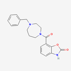 7-(4-benzyl-1,4-diazepane-1-carbonyl)-3H-1,3-benzoxazol-2-one