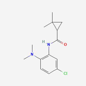 N-[5-chloro-2-(dimethylamino)phenyl]-2,2-dimethylcyclopropane-1-carboxamide