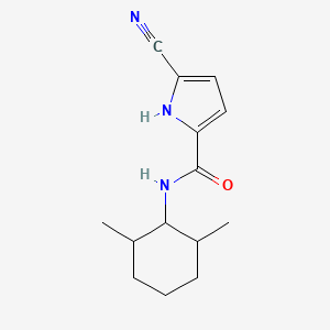 5-cyano-N-(2,6-dimethylcyclohexyl)-1H-pyrrole-2-carboxamide