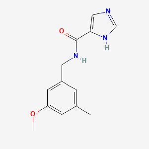 N-[(3-methoxy-5-methylphenyl)methyl]-1H-imidazole-5-carboxamide