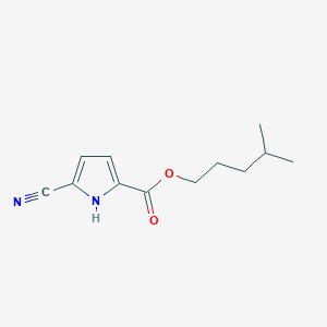 4-methylpentyl 5-cyano-1H-pyrrole-2-carboxylate