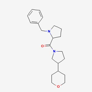 (1-Benzylpyrrolidin-2-yl)-[3-(oxan-4-yl)pyrrolidin-1-yl]methanone