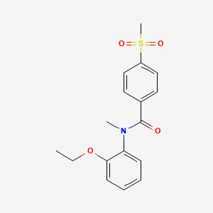 N-(2-ethoxyphenyl)-N-methyl-4-methylsulfonylbenzamide