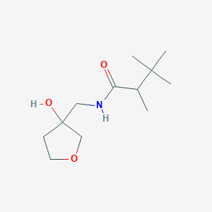 N-[(3-hydroxyoxolan-3-yl)methyl]-2,3,3-trimethylbutanamide