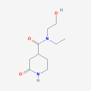 N-ethyl-N-(2-hydroxyethyl)-2-oxopiperidine-4-carboxamide