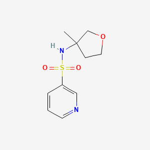 N-(3-methyloxolan-3-yl)pyridine-3-sulfonamide