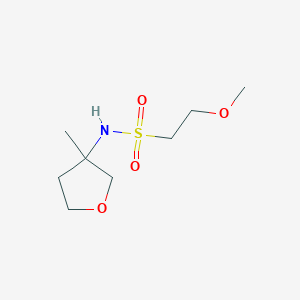 2-methoxy-N-(3-methyloxolan-3-yl)ethanesulfonamide