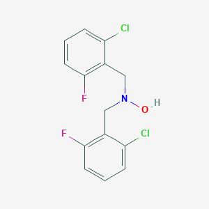 molecular formula C14H11Cl2F2NO B071545 n,n-双(2-氯-6-氟苄基)羟胺 CAS No. 175136-75-1