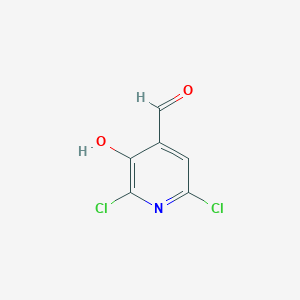 B071547 2,6-Dichloro-3-hydroxyisonicotinaldehyde CAS No. 185423-26-1