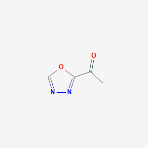 molecular formula C4H4N2O2 B071557 1-(1,3,4-恶二唑-2-基)乙酮 CAS No. 185445-00-5