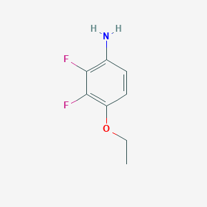 molecular formula C8H9F2NO B071573 4-乙氧基-2,3-二氟苯胺 CAS No. 189751-13-1