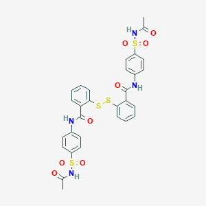 Benzamide, 2,2'-dithiobis(N-(4-((acetylamino)sulfonyl)phenyl)-