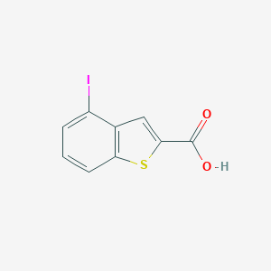 molecular formula C9H5IO2S B071582 4-Iodo-benzo[b]thiophene-2-carboxylic acid CAS No. 176549-83-0