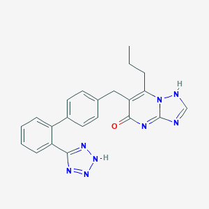 (1,2,4)Triazolo(1,5-a)pyrimidin-5(1H)-one, 7-propyl-6-((2'-(1H-tetrazol-5-yl)(1,1'-biphenyl)-4-yl)methyl)-